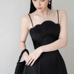 Đầm tiệc đen  782339