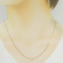 K18YG Solitaire Dây chuyền kim cương 0.12CT - Hàng hiệu Chính hãng 859888