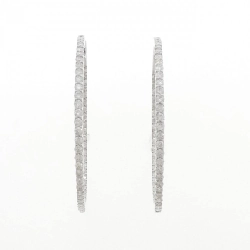 K18WG Bông tai kim cương 2.36CT - Hàng hiệu Chính hãng