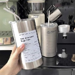 ❌👉🏻CỐC GIỮ NHIỆT ICED AMERICANO CAO CẤP 600ML🥤🥤(Có kèm ống hút) 23181