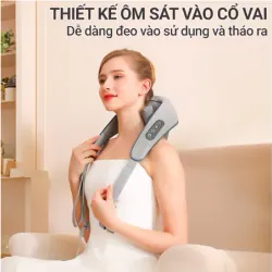 Máy Massage Cổ Vai Gáy 6D bản PRO - Hàng Chính Hãng - Mô Phỏng Kỹ Thuật Massage Số 8 601667