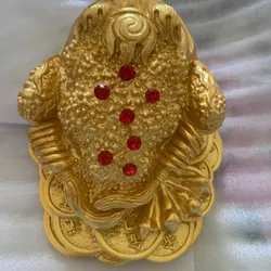 Tượng Thiềm Thừ (Cóc ngậm tiền / Cụ khiết) chuẩn Địa lý (phong thủy) Lạc Việt

18x17x11cm 607495