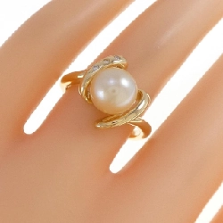 Nhẫn ngọc trai Akoya K18YG 8.2mm 669143