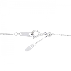 K18WG Dây chuyền kim cương hình trái tim 0.50CT - Hàng hiệu Chính hãng 860863