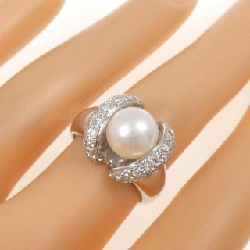 Nhẫn ngọc trai Akoya PT900 8.2mm - Hàng hiệu Authentic 847926