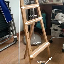 Giá vẽ gỗ thông cho người mới bắt đầu - cao 100cm