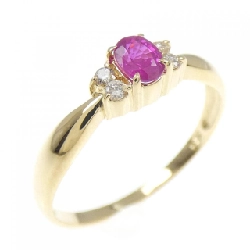 Nhẫn Ruby K18YG - Hàng hiệu Chính hãng