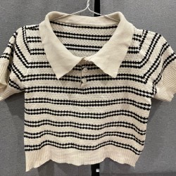 Áo crop top màu xanh, đỏ, trắng  20192