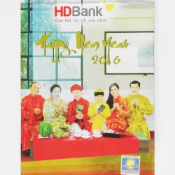 Cuốn lịch Bloc Ngân hàng HDBank xưa (Năm 2016)