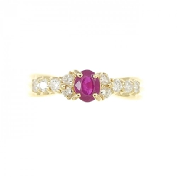 Nhẫn Ruby K18YG 0.34CT 669997