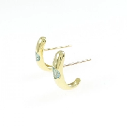 K18YG Blue Topaz Bông tai - Hàng hiệu Chính hãng 868722