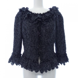 Jacket không cổ CHANEL - Hàng hiệu Authentic