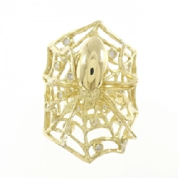 Nhẫn kim cương K18YG Spider 0.24CT 668137