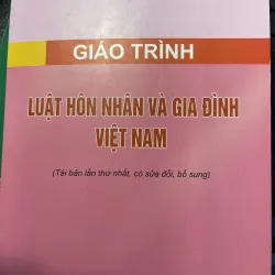 Giáo trình Luật Hôn nhân và Gia đình