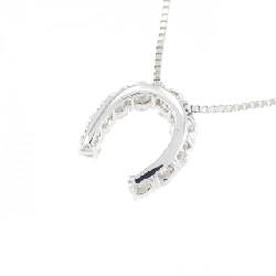 K18WG Mặt dây chuyền hình móng ngựa kim cương 0.40CT - Hàng hiệu Chính hãng 868159