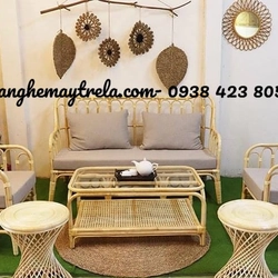 Sofa mây decor phòng khách 473816