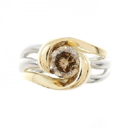 Nhẫn kim cương PT900/K18YG 666973