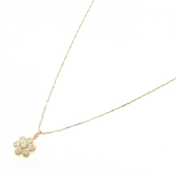 K18YG Hoa Vàng Kim Cương Dây Chuyền 0.30CT - Hàng hiệu Chính hãng 858939