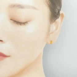 K18YG Bông tai Sapphire 0.60CT - Hàng hiệu Chính hãng 868422