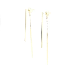 K18YG Bông tai - Hàng hiệu Chính hãng 873040