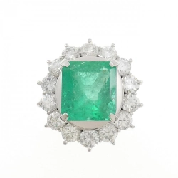 Nhẫn Emerald PT900 9.46CT - Hàng hiệu Chính hãng 848398