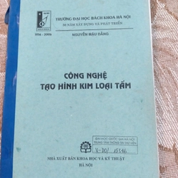 Công Nghệ Tạo Hình Kim Loại Tấm - Nguyễn Mậu Đằng