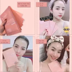 Mặt nạ nhau thai cấp ẩm, dưỡng da mặt, giữ ẩm, đều màu da 605006