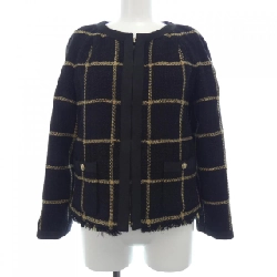 【Mã giảm giá】Áo khoác không cổ CHANEL