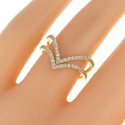 Nhẫn kim cương K18YG 0.33CT 673268