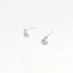 K18WG Bông tai kim cương hình trái tim 0.10CT - Hàng hiệu chính hãng 872819