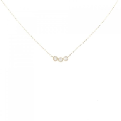 Dây chuyền kim cương K18YG 0.10CT - Hàng hiệu chính hãng