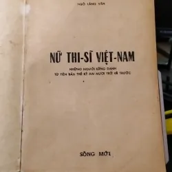 Nữ Thi Sĩ Việt Nam - Ngô Lăng Vân - sách xưa - Giá trị - Hiếm, hết hàng 756318