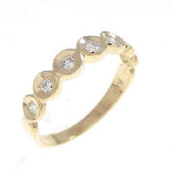 Nhẫn kim cương K18YG 0.14CT - Hàng hiệu chính hãng