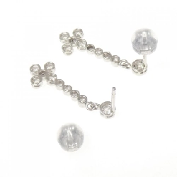 PT900 Bông tai kim cương 0.30CT - Hàng hiệu Authentic 863478