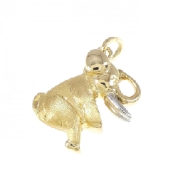 Mặt dây chuyền voi 750YG/750WG - Hàng hiệu Authentic