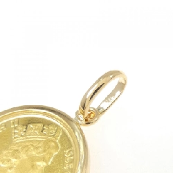 K18YG(枠) Đồng xu Mặt dây chuyền - Hàng hiệu Authentic 869437