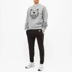 Áo sweater Kenzo thêu đầu hổ màu xám size L 757323
