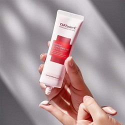 Kem chống nắng cellfusion hồng toning suncreen 100, spf5+++