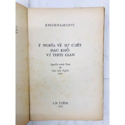 Ý nghĩa về sự đau khổ về thời gian - Krisnamurti 127865