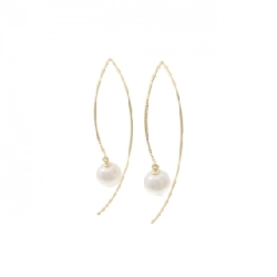 K18YG Bông tai ngọc trai Akoya 6mm - Hàng hiệu Chính hãng 871413