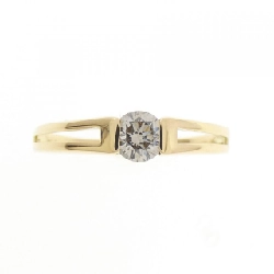 Nhẫn kim cương K18YG 0.264CT - Hàng hiệu Chính hãng 850658