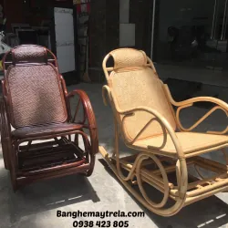 Ghế bập bênh mây tự nhiên thư giãn 789266