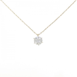 K18YG Solitaire Dây chuyền kim cương 1.035CT H I1 VG - Hàng hiệu Chính hãng