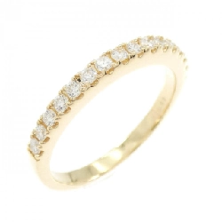 Nhẫn kim cương K18YG Half Eternity 0.32CT - Hàng hiệu Chính hãng