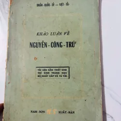 Khảo luận về Nguyễn Công Trứ – Doãn Quốc Sỹ, Việt Tử