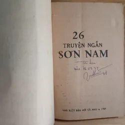 26 Truyện Ngắn Sơn Nam (Xb 1987) 387985