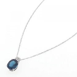 Dây chuyền Blue Topaz PT950/PT850 5.70CT - Hàng hiệu Chính hãng 856923