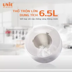 Máy nhồi bột UNIE UE-990 dung tích 6.5L, công suất 1800W, 10 tốc độ điều chỉnh 957080