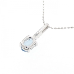 K18WG Aquamarine Necklace - Hàng hiệu Authentic 858518