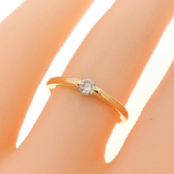 Nhẫn kim cương K18YG 0.10CT 668047